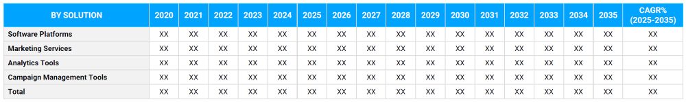 Healthcare Marketing Strategies Segmentation By Solution