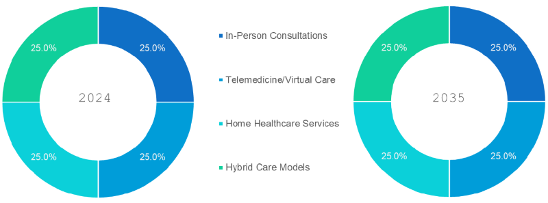Healthcare Practices Market Segmentation By Mode of Delivery